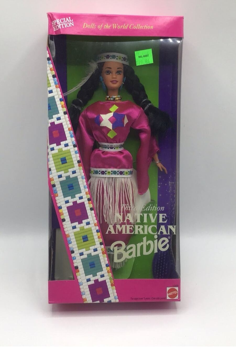 1994 Native American Barbie Southern Plains Powwow Princess Dress NRFB 12699